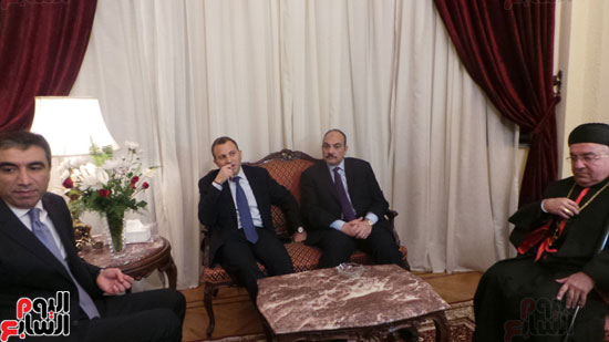 خلال استقبال وزير خارجية لبنان بالإسكندرية 