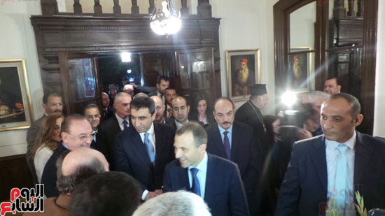 استقبال وزير خارجية لبنان 