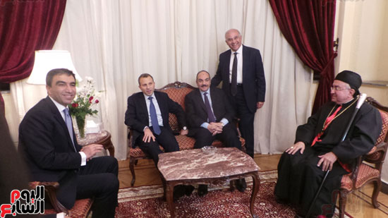 وزير خارجية لبنان ومحافظ الإسكندرية 