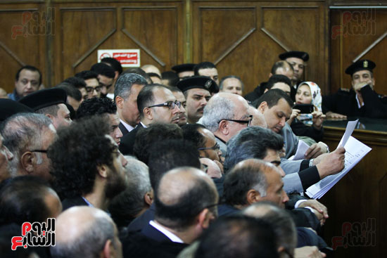 جانب من الحضور خلال جلسة نظر طعن الحكومة على تيران وصنافير