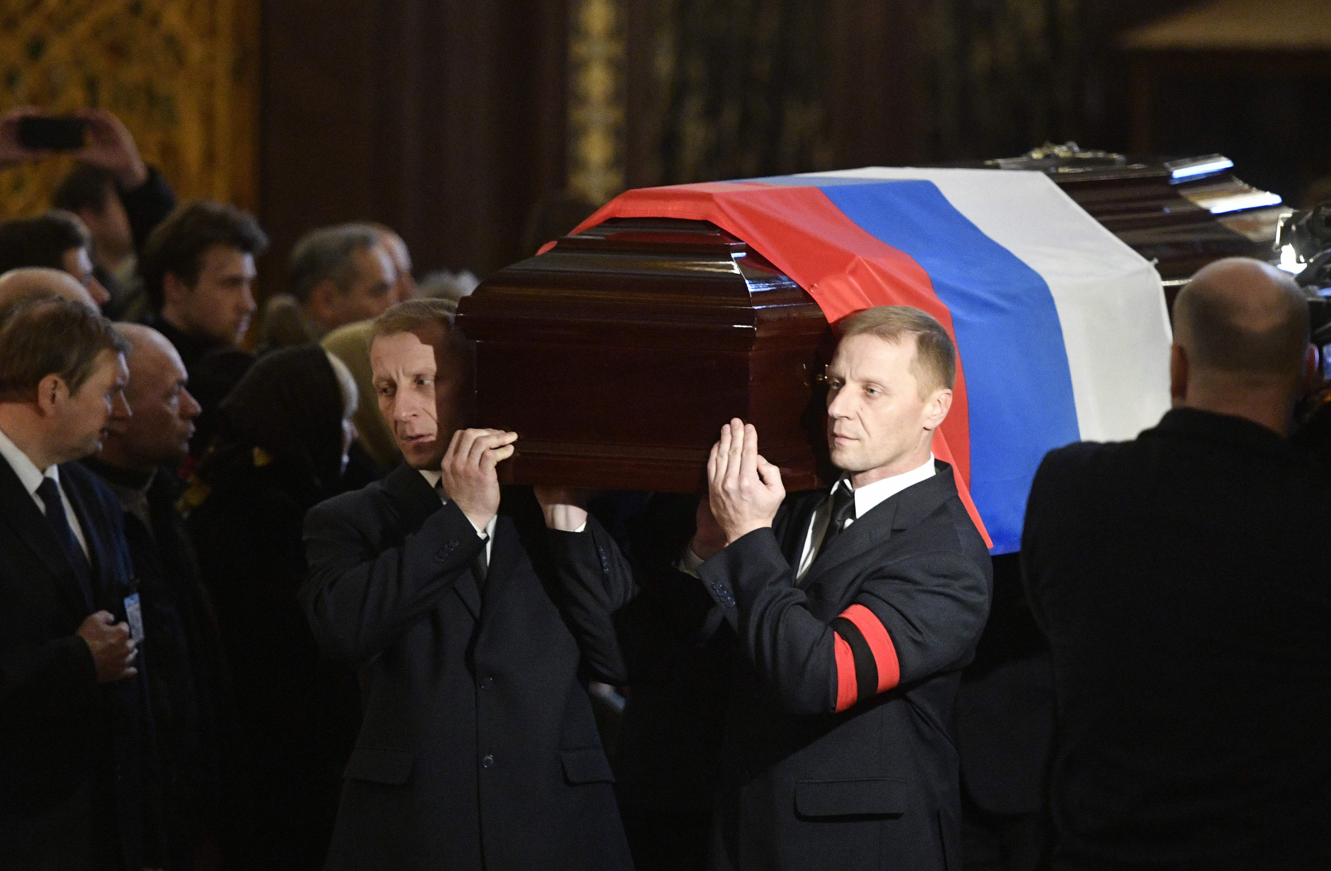 جنازة السفير الروسى فى روسيا