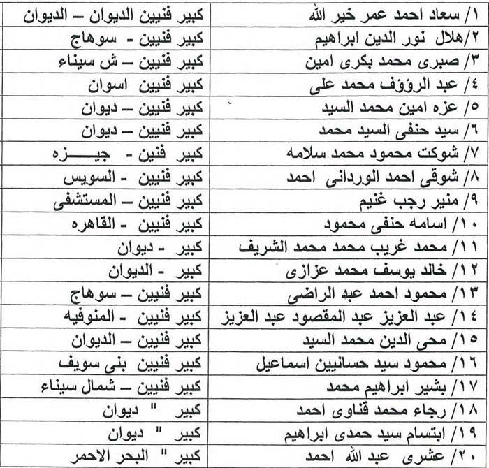 الأوقاف تعلن ترقية 207 إداريين إلى درجة كبير (4)