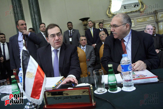 طارق الملا وزير البترول المصرى فى اجتماع أوابك