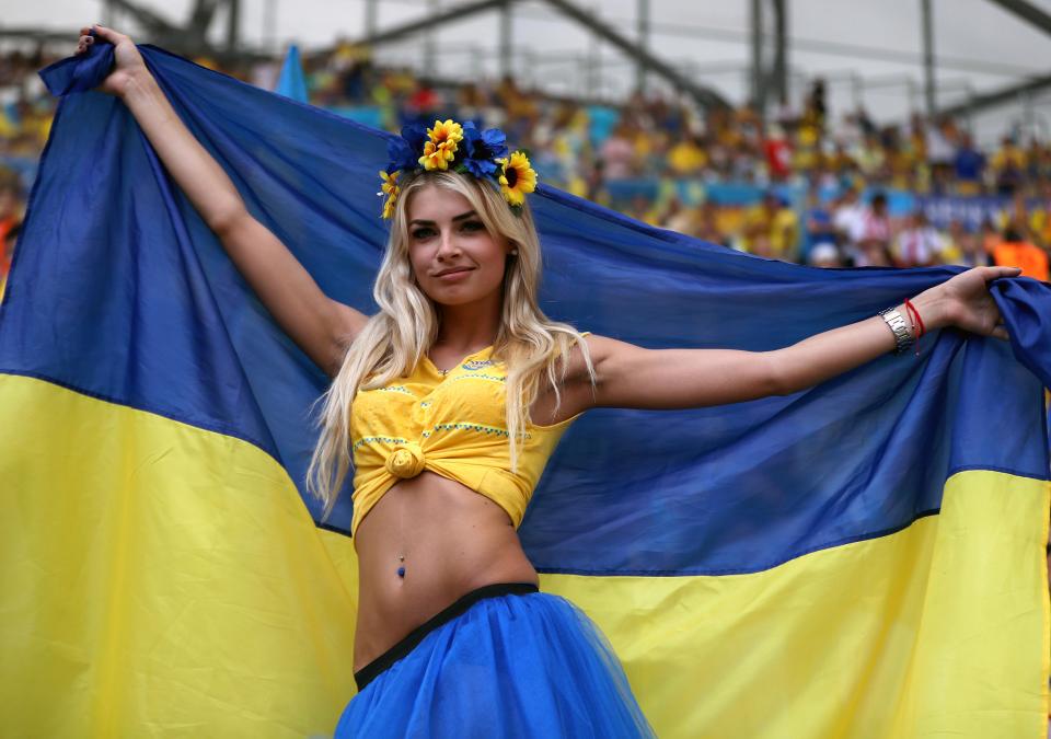 احدى جميلات المنتخب الأوكرانى