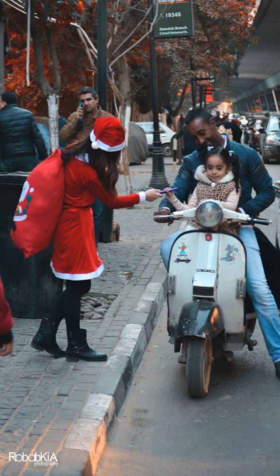 بابا نويل فى شوارع القاهرة (6)