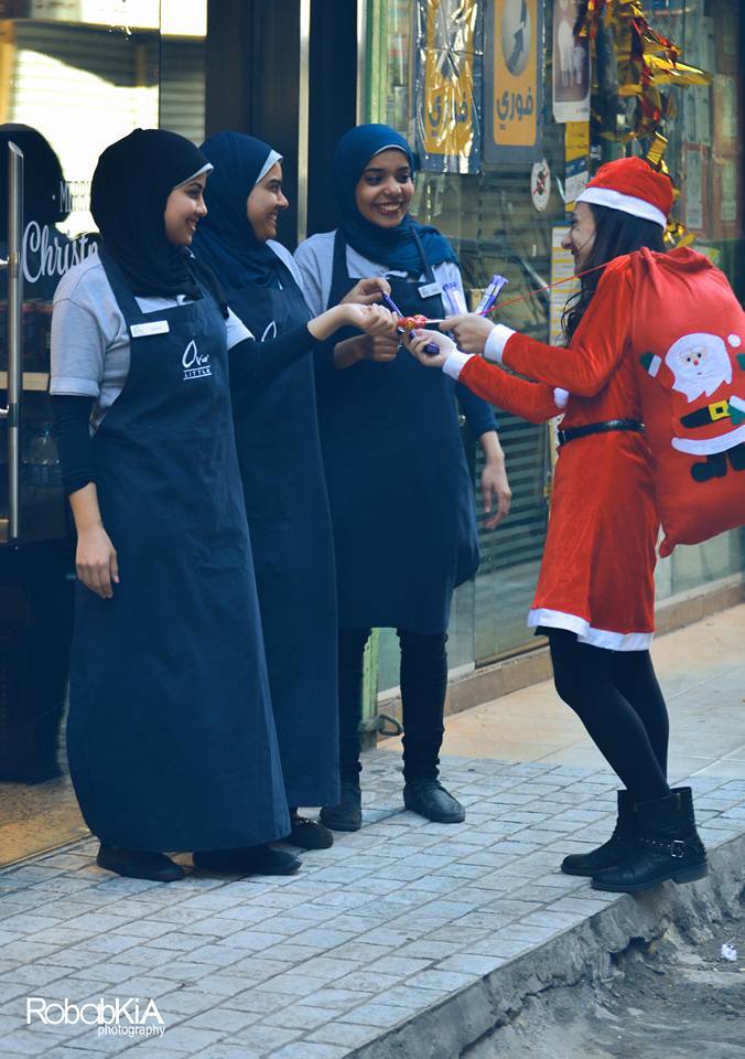 بابا نويل فى شوارع القاهرة (10)
