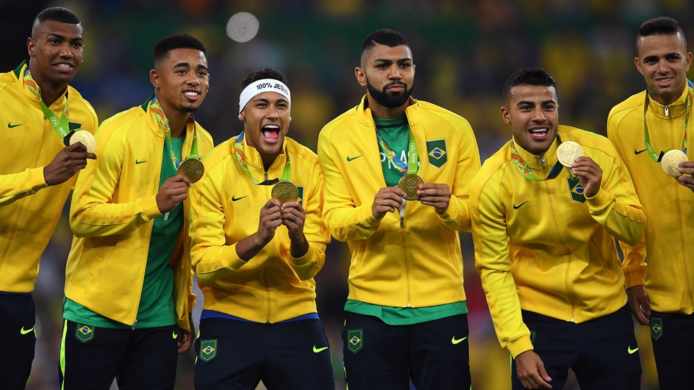 منتخب البرازيلى يحصد ذهبية كرة القدم بالاولمبياد