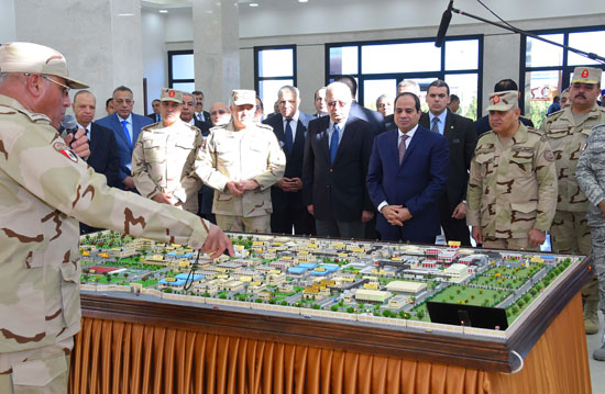 الرئيس السيسى يشهد افتتاح مصنع الكلور بشركة النصر للبتروكيماويات