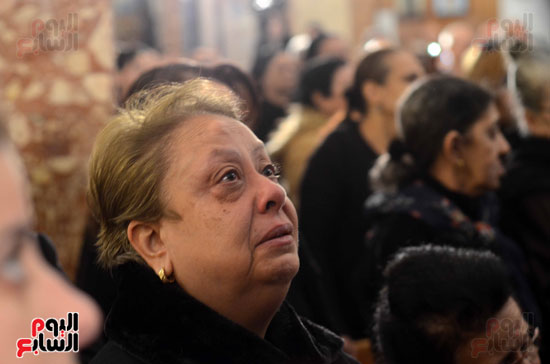 جنازة الشهيدة إيزيس فارس الضحية 27 لحادث الكنيسة البطرسية  (29)