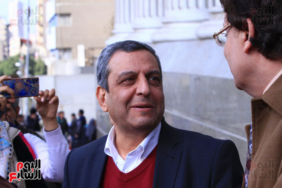 خالد البلشى ويحيى قلاش فى جلسات استئناف نقيب الصحفيين وعضوى المجلس على حبسهم لـ14 يناير (14)