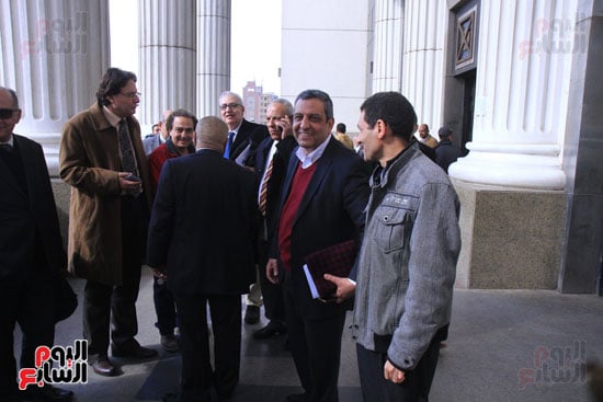 خالد البلشى ويحيى قلاش فى جلسات استئناف نقيب الصحفيين وعضوى المجلس على حبسهم لـ14 يناير (19)