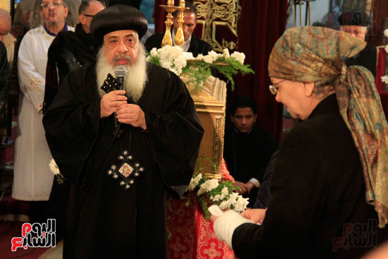 جنازة الشهيدة إيزيس فارس الضحية 27 لحادث الكنيسة البطرسية  (17)