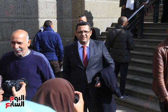 خالد البلشى ويحيى قلاش فى جلسات استئناف نقيب الصحفيين وعضوى المجلس على حبسهم لـ14 يناير (17)