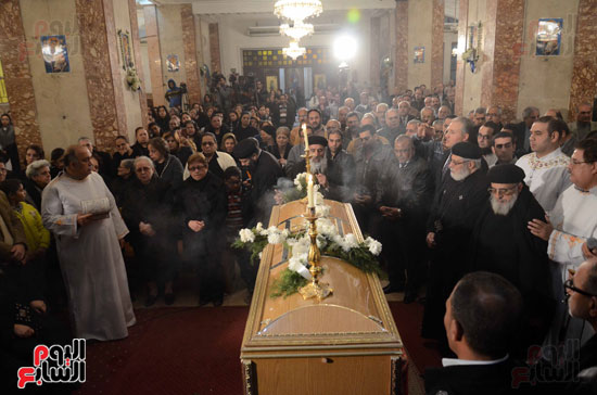 جنازة الشهيدة إيزيس فارس الضحية 27 لحادث الكنيسة البطرسية  (35)