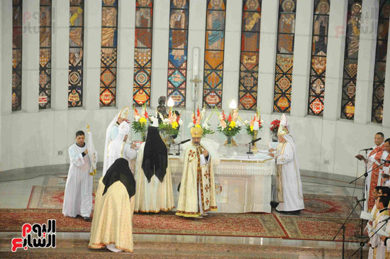 مراسم واحتفالات قداس الكنيسة القبطية الكاثوليكية بعيد الميلاد