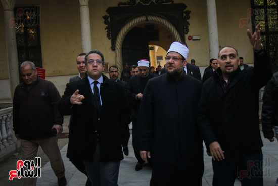 جولة وزير الاوقاف ووزير الاثار فى قصر محمد على  (17)