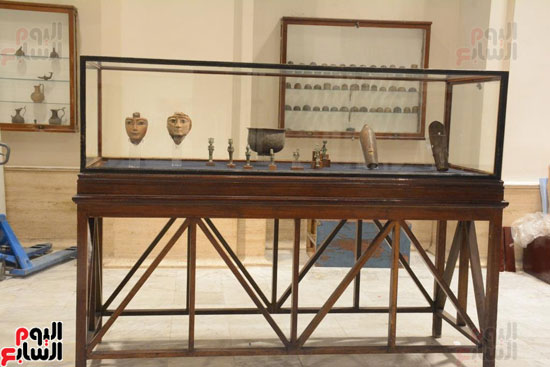 مقتنيات معرض المضبوطات بالمتحف المصرى