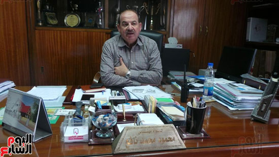 اللواء محمود نافع رئيس شركة الصرف الصحى
