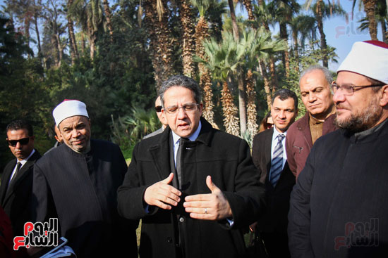 جولة وزير الاوقاف ووزير الاثار فى قصر محمد على  (26)