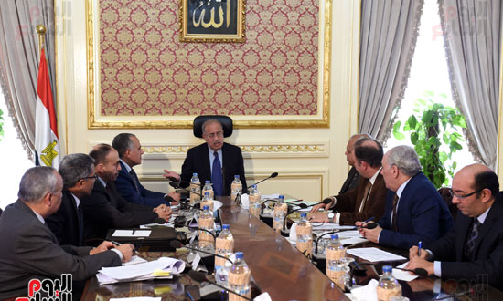 رئيس الوزراء يعقد اجتماعا مع مسئولى شركة الريف المصرى (2)