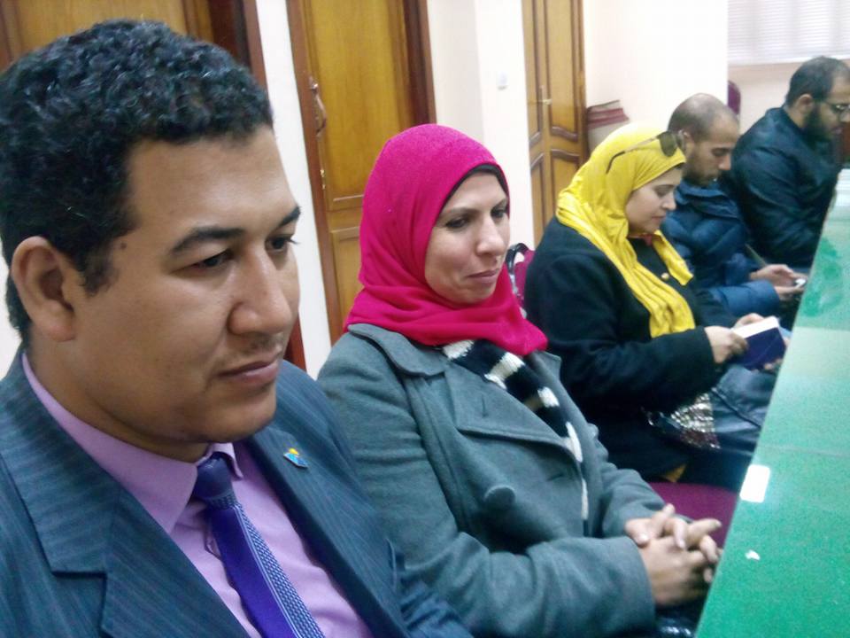 3- جانب من الإجتماع في مكتب وكيل المحافظة