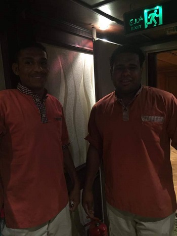 أحمد ومحمد عمال فندق الأقصر