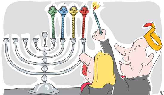 كاريكاتير صحيفة هارتس