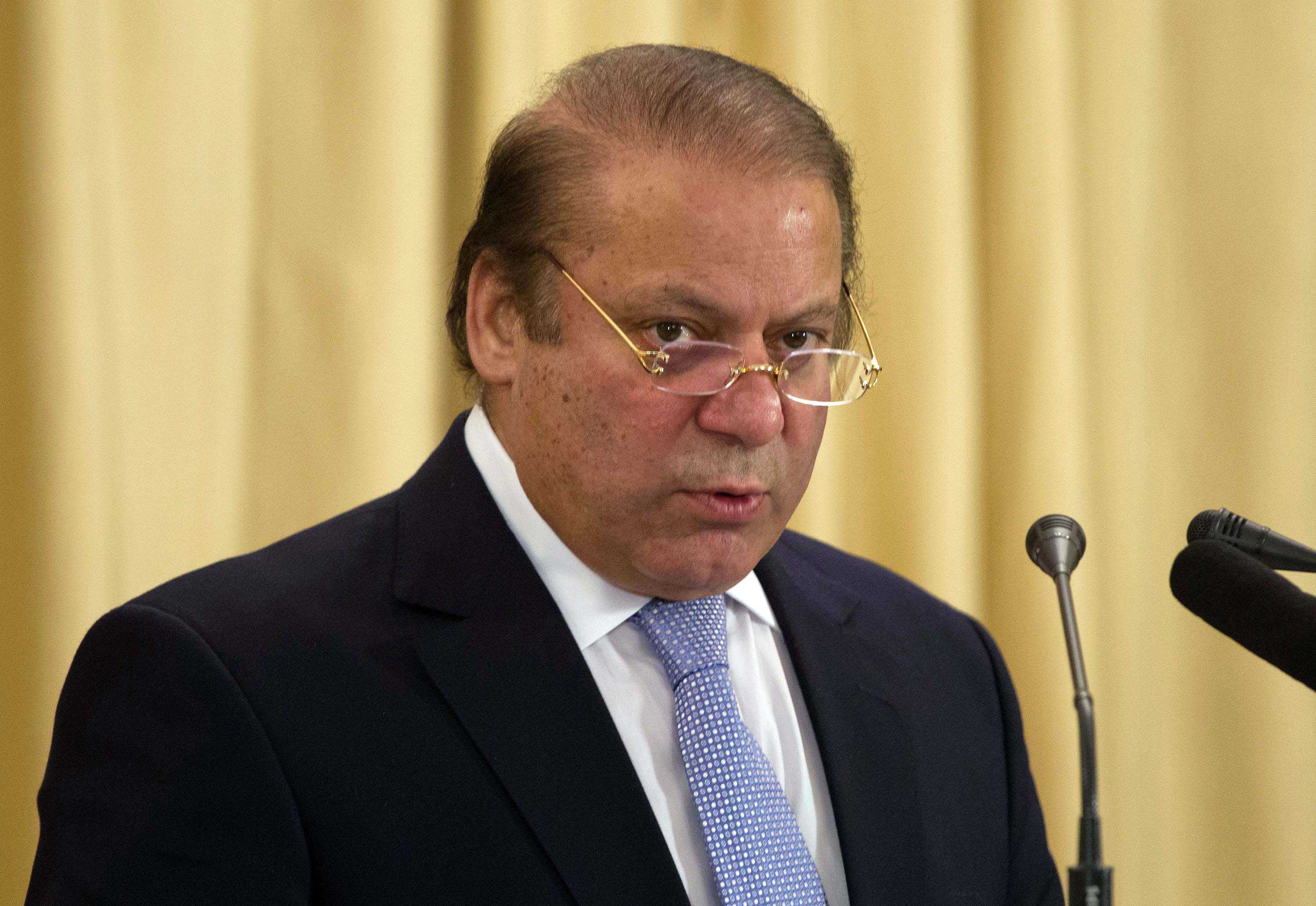 رئيس الوزراء الباكستانى نواز شريف