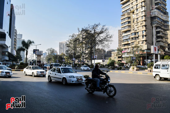 سيولة المرور بشارع جامعة الدول العربية