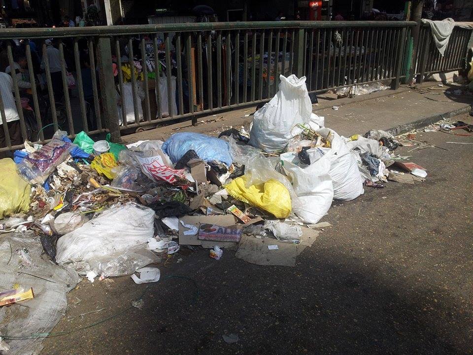 انتشار القمامة بشارع 26 يوليو وطلع كوبرى 15 مايو