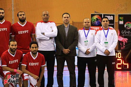 مصر و البحرين  افتتاح البطولة العربية للسلة (2)