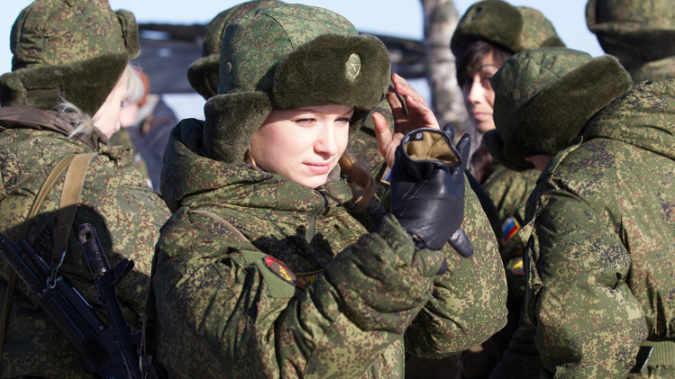 نساء الجيش الروسى