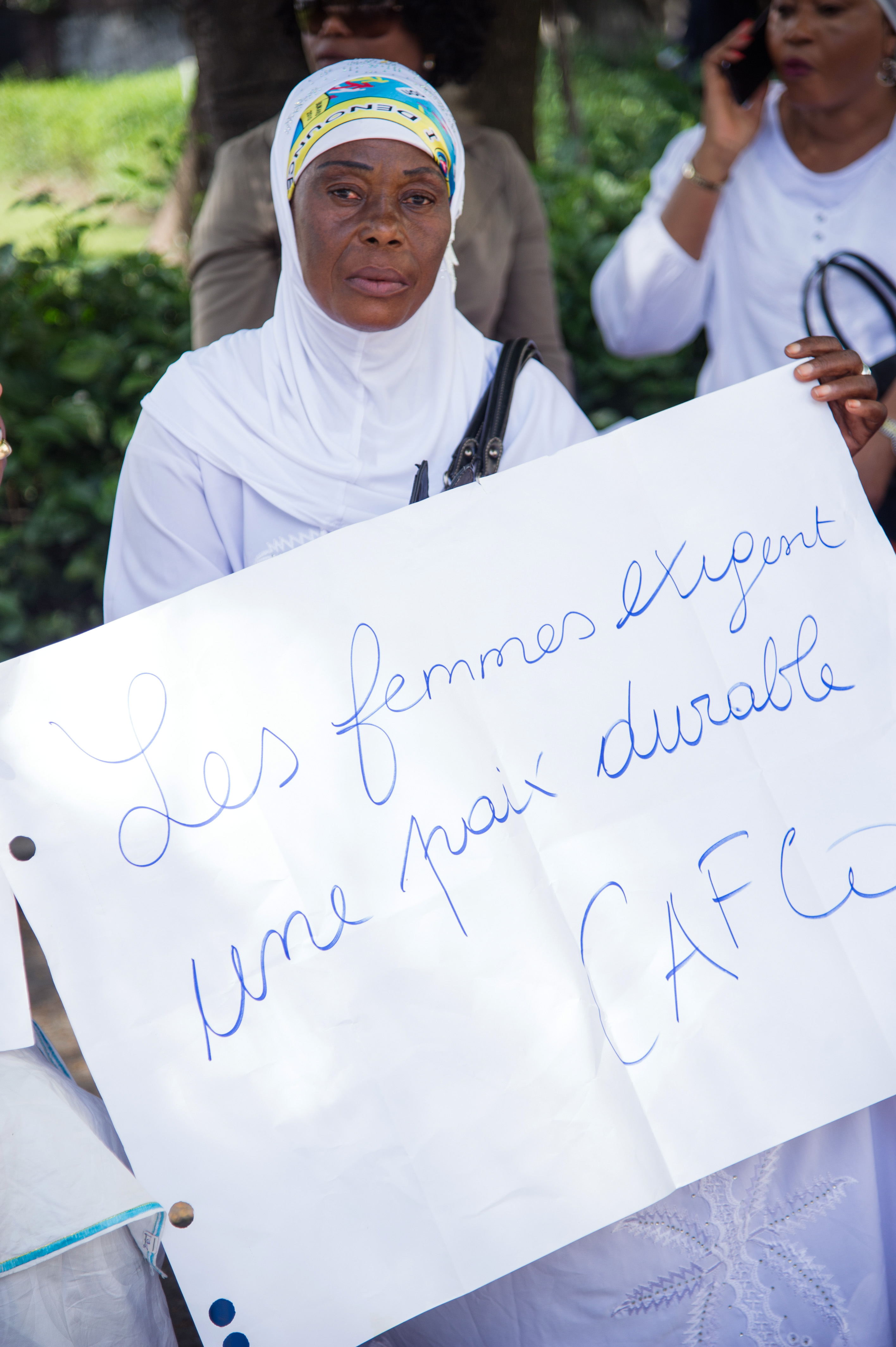 مظاهرة خارج مقر الاسقفية الكونغولية لبحث ازمة الرئاسية فى البلاد (1)