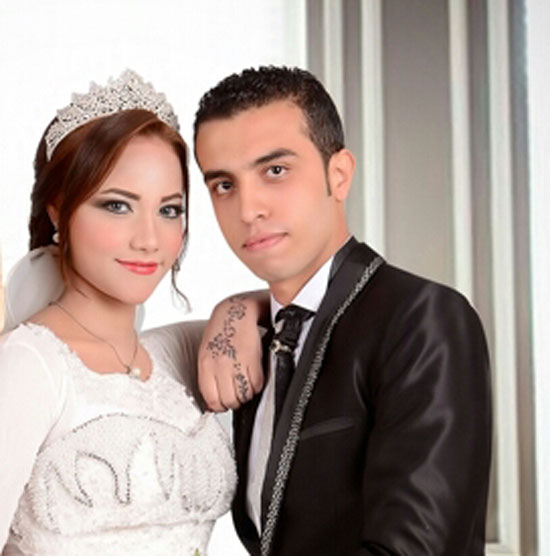 صور زفاف علاء وزوجته زينب