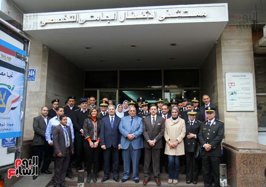  اللواء طارق عطية مساعد وزير الداخلية لشئون الإعلام وعدد من قيادات الوزارة وضباط الشرطة