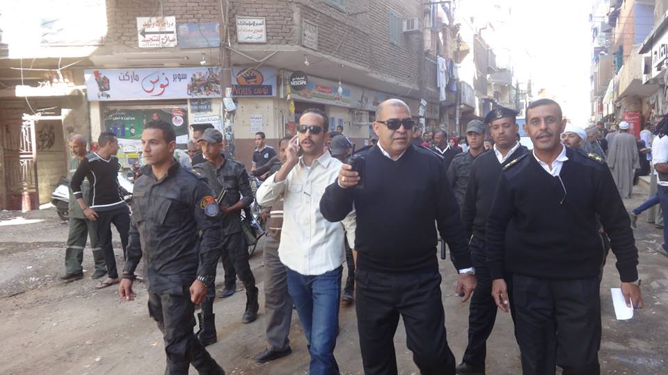  قوات الأمن تشارك في الحملة للحفاظ علي المدينة وتحقيق الإنضباط داخلها