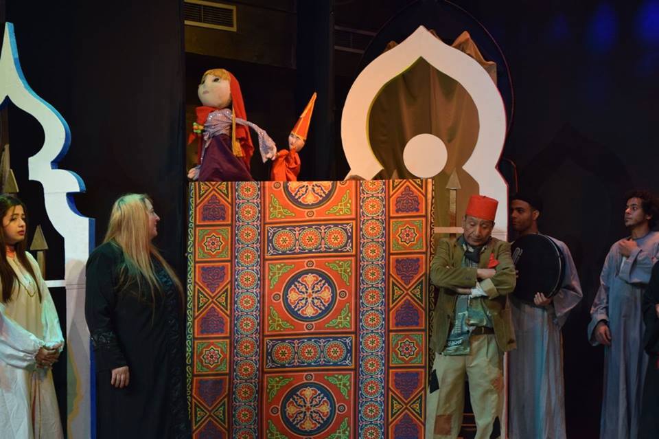 افتتاح العرض المسرحيى بلد السلطان
