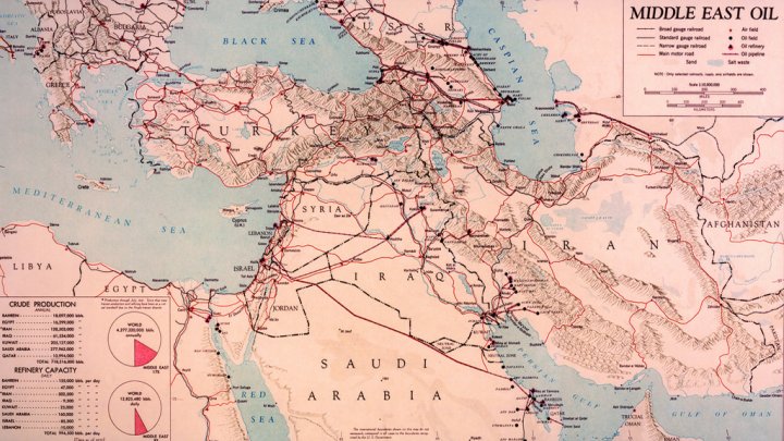 منشآت النفط فى الشرق الأوسط فى خمسينات القرن الماضى