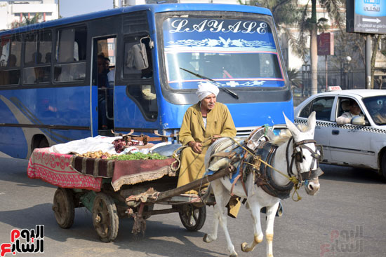 حركة الشارع فى ظل تحسن الأحوال الجوية