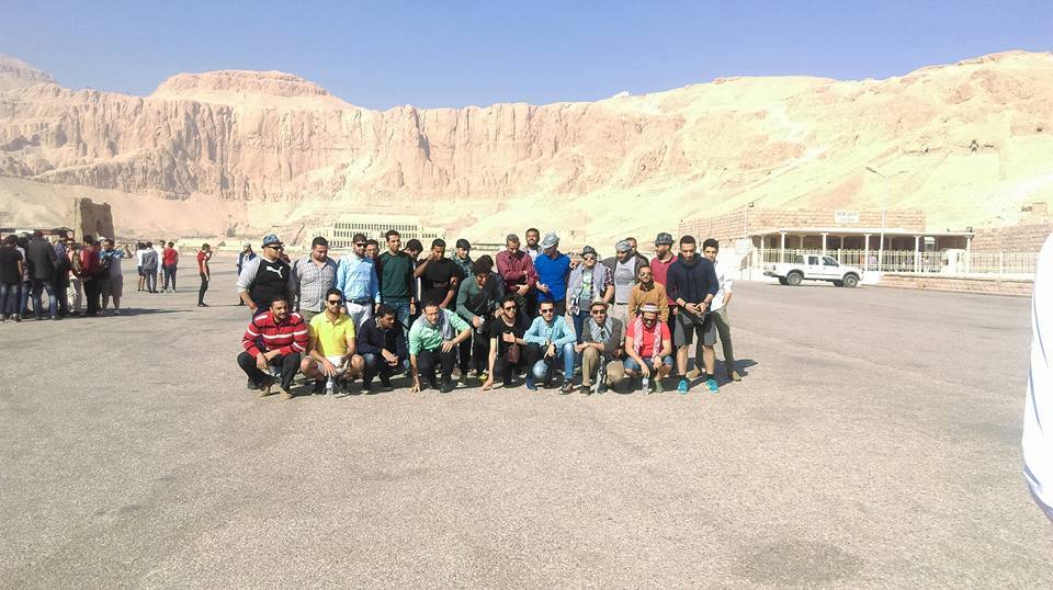 زيارة فوج الشباب والرياضة لمعبد حتشبسوت بالبر الغربي