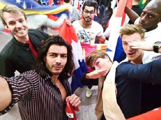 محمد مدحت فى التدريبات النهائية للمسابقة