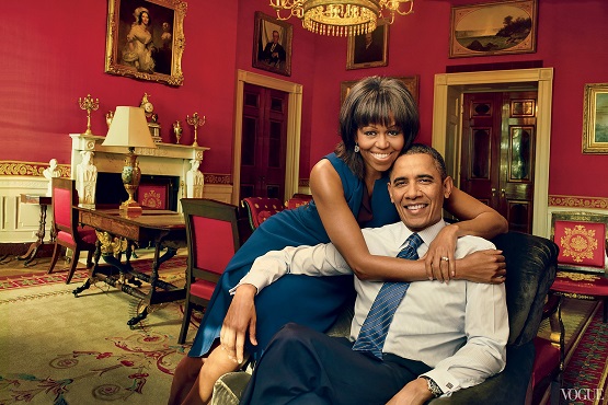 لحظات رومانسية جمعت باراك أوباما وميشال أوباما  (2)