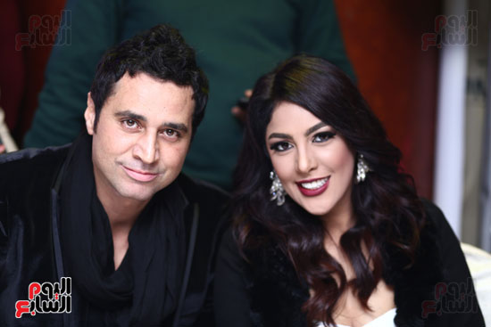 نيرمين ماهر وزوجها