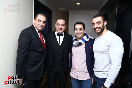 دياب ومنظمو الحفل