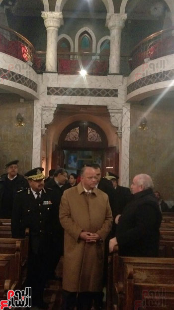 مدير أمن القاهرة يتفقد الكنائس.