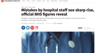 تزايد أخطاء الأطباء ببريطانيا يعرض المرضى للخطر