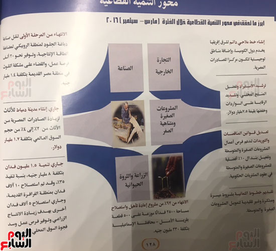 تقرير حكومة شريف إسماعيل النصف سنوى المرسل إلى البرلمان  (29)