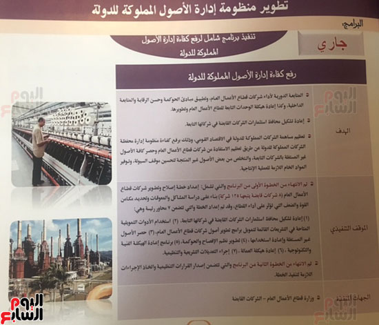 تقرير حكومة شريف إسماعيل النصف سنوى المرسل إلى البرلمان  (16)