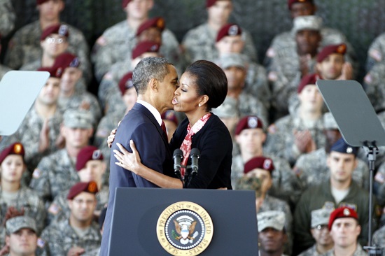 باراك وميشال أوباما عام 2011