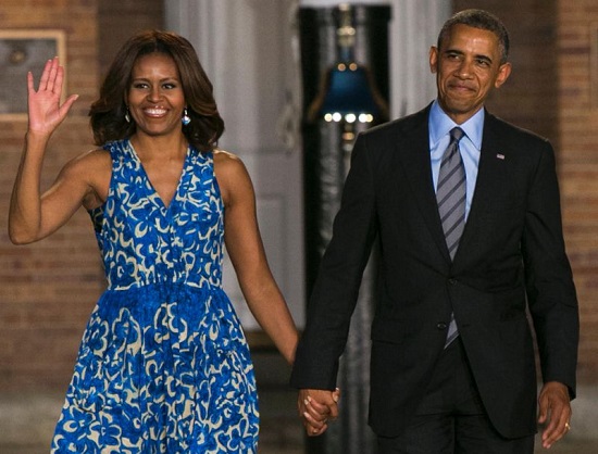 لحظات رومانسية جمعت باراك أوباما وميشال أوباما  (6)